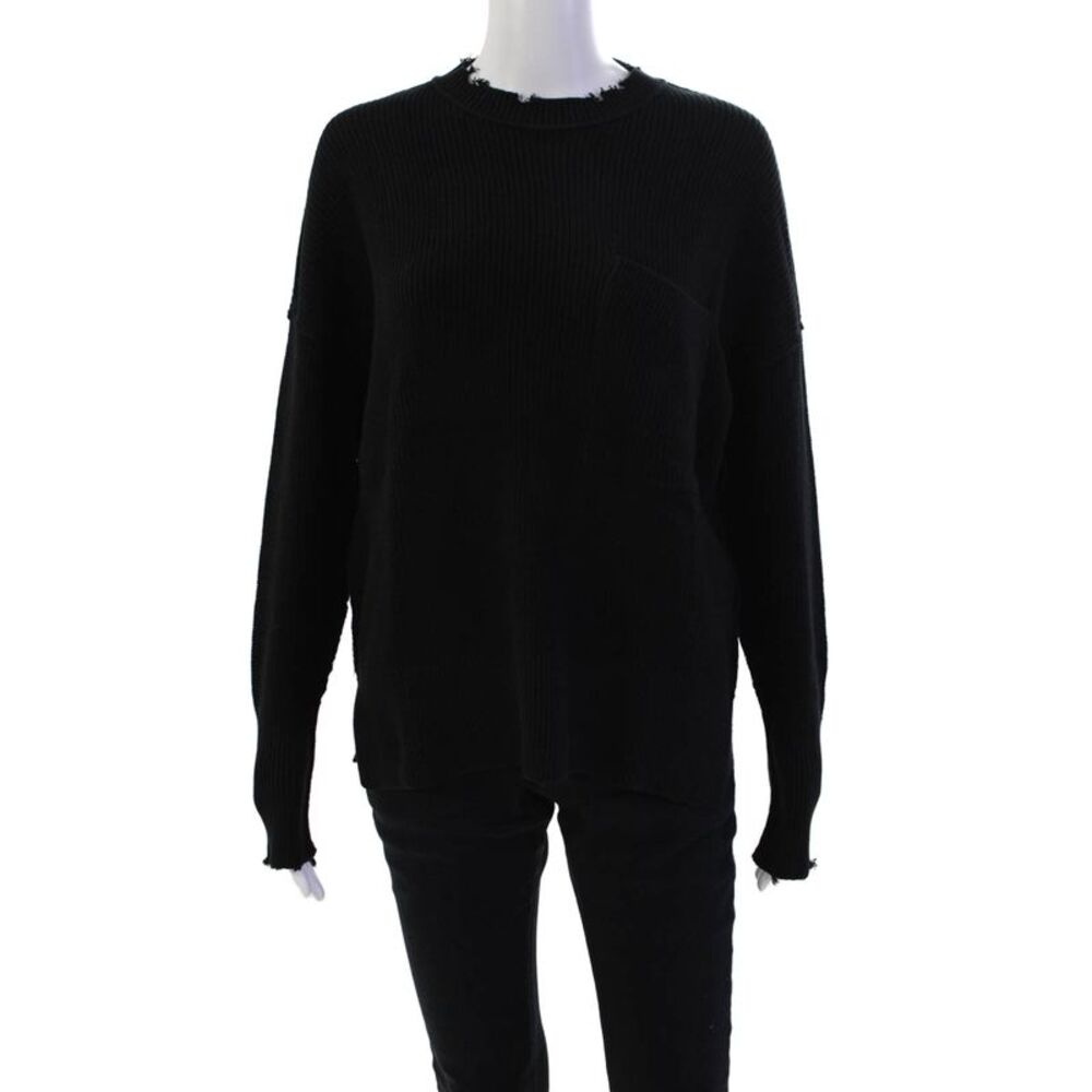Pistola Denim Womens Darya Oversized Crewneck Pullover - Midnight Size XS